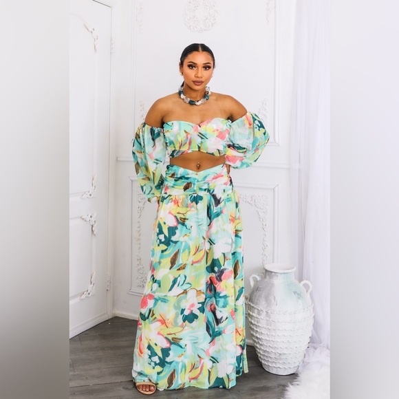 Floral Maxi Skirt Set - Picture 11 of 11